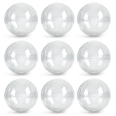 Vending Machine Capsules - 3" Empty Plastic Capsules - 14 Pcs Toy Capsule - Translucent Round Large Easter Eggs - Bath Bombs Molds - Party Favors Pinata Stuffers Diy Craft Supplies