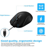 36 Pack Wired Mouse Bulk Computer Mouse Wired With Ergonomic Design Computer Mice Plug And Play Usb For Students, Teachers Multi Device Compatibility For Classroom, Home, Office, Remote Work(36)