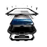 Compatible With Samsung Galaxy S24 Fe Case Metal Heavy Duty Phone Case Para Built-In Screen Protection Full Body Protective Dust Proof Military Grade Rugged 2024 Black