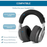 Replacement Ear Pads Cushion And Headband Cover For Corsair Virtuoso Rgb Wireless Se Xt Gaming Headset, Headphones Protector, Easy Installation, Premium Material & Black
