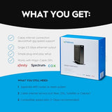 Coda56 Cable Internet Modem Only - Docsis 3.1 | 2.5 Gbps | No Wifi - Requires Router | Xfinity/Spectrum/Cox Compatible | Not For Fiber/Dsl