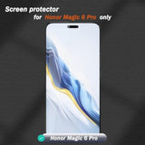 3+2 Pack Screen Protector For Honor Magic 6 Pro Flexible Tpu Film (Not Glass) With Tempered Glass Camera Lens Protector. Easy Installation, Self-Healing Hd Clear Screen Protector