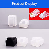 50 Pack Rj45 Connectors Dust Cover Protector Ethernet Cable Plug Protective Ca