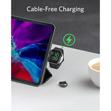 Anker Upgraded Portable Wireless Magnetic Charger for Apple Watch, 5W Max MFi-Certified with USB-C Connector, Fast Charging for Apple Watch Ultra/SE/8/7/6/5/4/3/2