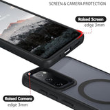 Samsung Galaxy S20 FE Magnetic Case Matte Shockproof Full Body Black