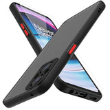 OnePlus Nord N20 5G Ultra Thin Slim Fit Case with Camera Cover and Screen Protector, Black