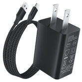 Type C Cable Usb Wall Charger For Kindle E-Reader,Fire Hd 10 9Th 11Th Generation,8 10Th Gen,8 Plus Kids Edition(2019,2020,2021),Pro,2022,Max 11 2023.Usb-C Charging Cord Power Adapter For Amazon Tablet