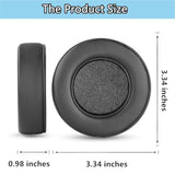 Pro C/Y80B Earpads Replacement Compatible With Oneodio Studio Wireless Pro C/Y80B Headphones Ear Pads Cushions Upgrade Thicker Protein Leather Memory Foam Black
