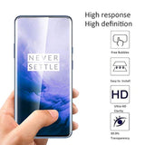 (3 Pack) Tpu Screen Protector Compatible For Oneplus 7 Pro 5G/7T Pro/7T Pro Mclaren Edition (Not Glass) Protector De Pantalla Support In-Display Fingerprints Scanner Premium Quality Silky Slim