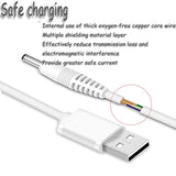 5V Dc Power Cord Usb To Dc 3.5Mm X 1.35Mm Barrel Jack Adapter Connector Chargi