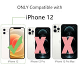 Compatible With Iphone 12 Case With 2Pcs Screen Protectors And 1Pcs Camera Lens Protector, Clear Crystal Phone Case Compatible With Iphone 12 6.1 Inch
