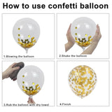 Orange Navy Blue Balloon Arch Kit 164PCS White Gold Confetti Balloons for Party