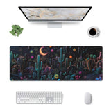 Cactus Mouse Pad Gaming Large Desk Mat Cute Mousepad For Desktop Protector Decor Non-Slip Waterproof For Computer Office Home