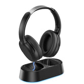 Wireless Headphones For Tv Watching, Tv Headphones With Transmitter Charging Base, Bluetooth V5.3, No Lip-Sync Delay, Clear Voice, Plug & Play, Comfortable, Gifts For Elderly/Seniors