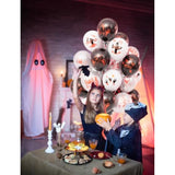 50Pcs 12" Bloody Halloween Balloons - Horror Blood Handprint Zombie Latex Party Decor