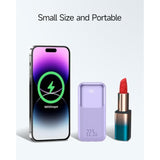 10000Mah Portable Charger,Small Phone Charger?Fast Charging Power Bank,Mini External Battery Pack With Built-In Cable, Compatible With Iphone 14/14 Plus/14 Pro/13/13 Mini/13 Pro/12/Samsung