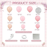 Dusty Pink Balloon Garland Kit: Pastel Party Decor