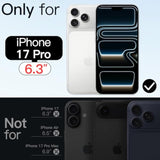 JETech Iridescent Case for iPhone 17 Pro 6.3-Inch Compatible with MagSafe, Cute Unique and Aesthetic Design, Colorful Fluorescent Translucent Back Shockproof Phone Cover (Iridescent)