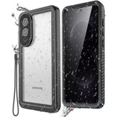 Miimall for Samsung Galaxy S25 Edge Case Waterproof,IP68 Underwater,360 Full Body Heavy Duty Protection,Built-in Lens&Screen Protector,Military Shockproof Dropproof Dustproof Case for S 25 Edge,Black