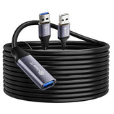 GearIT USB 3.0 Active Extension Cable (30 Feet) A-Male to A-Female USB Repeate