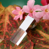 New Crystal Transparent Rectangle Genuine Usb Flash Drive 3.0 Led Lighting Memory Stick Birthday Wedding Gift Pen Drive,Silver (32Gb)