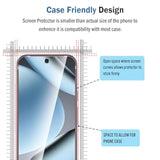 2+2 Pack For Google Pixel 10 Pro Screen Protector With Camera Lens Protector,With Alignment Frame, Hd Clear Scratch Resistant, Fingerprint Unlock Support,Case Friendly