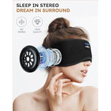 Sleep Headphones Bluetooth 5.2 Headband Sleeping Eye Mask For Women Men Wirele