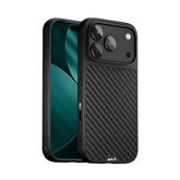 For Iphone 17 Pro Max Case, Compatible With Magsafe - Limitless - Protective Carbon Fibre Cover For Iphone 17 Pro Max - Shockproof, Full Camera Protection, Anti-Scratch Back, Black