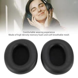 Earpads For 2, Protein Leather Memory Foam Replacement Ear Pads Soft And Stretchable With Noise Isolation Added Thickness