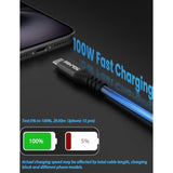 Usb C Extension Cable, Usb Type C 3.2 Extender Male To Female 100W & 20Gbps Data& 4K@60Hz Video Sync Compatible With Usbc Phone Tablet Laptop Hub/Iphone15 16/Magsafe Charger And More 3.9Ft