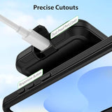 Heavy Duty Protective Phone Case for Samsung Galaxy S25 Black