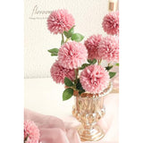 12Pcs Dusty Rose Faux Silk Mums Artificial Flowers Bulk Fake Chrysanthemums With Stems For Diy Wedding Table Centerpieces Floral Arrangements Vase Fillers Home Decorations