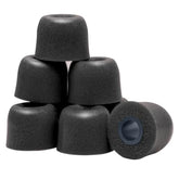Memory Foam Replacement Earbud Tips For Kz Zs10 Pro X Zsn, Sennheiser Ie 200, Tv Headset, Iem Earphones, In Ear Headphone Tips. 3 Pairs-Small/Medium/Large, Black
