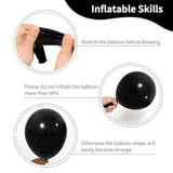 110Pcs Ruby Red Balloons Different Sizes 18 12 10 5 Inches For Garland