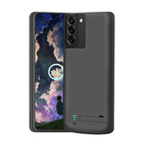 Battery Case For Samsung Galaxy S22+ / S22 Plus, 5000Mah Rechargeable Extended Battery Charging Charger Case, Add 100% Extra Juice (6.6 Inches) Black