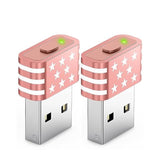 Mouse Jiggler Undetectable, Mouse Mover Device Has Two Swing Modes Jiggle And Multi-Track,Keeps For Pc Computer Laptop Awake, Driver-Free, Plug-Play ((Metal Rosegold)