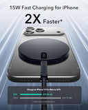 ESR for Magsafe Charger, 15W Wireless Charger, Magsafe Charger for iPhone 15 Pro Max/15 Pro/15 Plus/15/14/13/12, AirPods 4/3/Pro/Pro 2,Galaxy S25