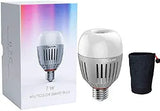 Aputure Accent B7C Smart LED Light Bulb 7W RGBWW Color Changing E26 2000K-10000K Battery Powered