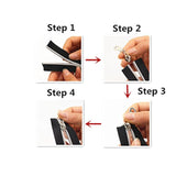 #5 Silver Metallic Nylon Coil Zippers By The Yard Bulk Black 10 Yards