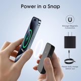 NEWQ Wireless Magnetic Power Bank with 20W Fast Charger: Magnetic Wireless Portable Charger Magnetic Battery Pack Fast Charging for iPhone 15/14/13/12 Pro/Pro Max/Plus/Mini