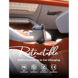 69W Retractable 4-in-1 Fast Car Charger for iPhone, Galaxy, Pixel, USB-C