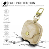 For Airpods 4 Case, Compatible With Airpods 4Th Generation Case For Women Men, Cute Leather Full Body Shockproof Protective Cover For Airpods 4Th Generation, Drop Protection (A)