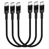 Usb C To Usb C Cable 1Ft, 3-Pack 12 Inch 20V 3A Type C Pd Fast Charging Cord C