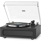 Record Player All-in-One Classic Turntable for Vinyls Records Built-in 4 Stereo Speakers High Fidelity Audio AT-3600L Phono Belt Drive Vinyl Players