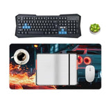 Jdm Car R34 Large Gaming Mouse Pad Non-Slip Rubber Base Desk Mat Computer Accessories For Office & Gaming Setups 30X60Cm