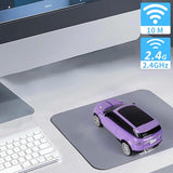Wireless Mouse Car Computer Mouse For Pc Laptop (Purple)