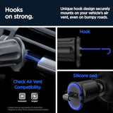 Spigen OneTap Pro 3 Cryomax (Fast Charging with Ultra-Quiet Noiseless Cooling) Wireless MagSafe Car Mount Charger Airvent Hook Designed for iPhone 16 Pro Max, 16 Pro, 16 Plus, 15, 14, 13, & 12 Series