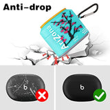 Case For Beats Studio Buds Funny Unique 3D Design Cute Silicone Cover Fashion Kawaii Cool Fun Cartoon Wireless Powerbeats Cases For Beats Earbuds Headphones For Girls Boys Teen Plum Drink