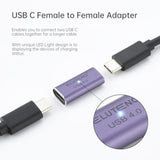3 Pack Usb C Coupler 240W Usb C To Usb C Connector Female To Female Adapter 40Gbps Type C Extender Adapter Video Display For Tv Pc Laptop Tablet Phone And More Usb-C Devices