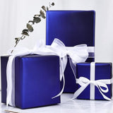 Matte Metallic Blue Gift Wrap β 17.5"x32.8' for Birthday, Wedding, Baby Shower